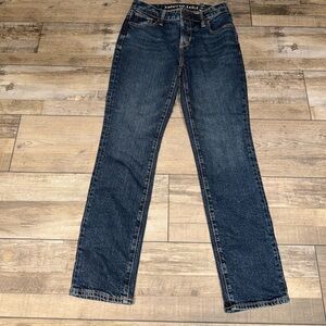 American Eagle Mid Rise Straight Size 25 NWT